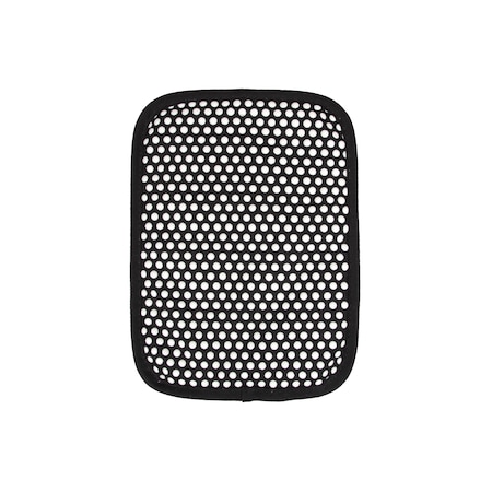 Ritz Royale Solid Pot Holder/with White Silicone Dots Black, PK12 31214